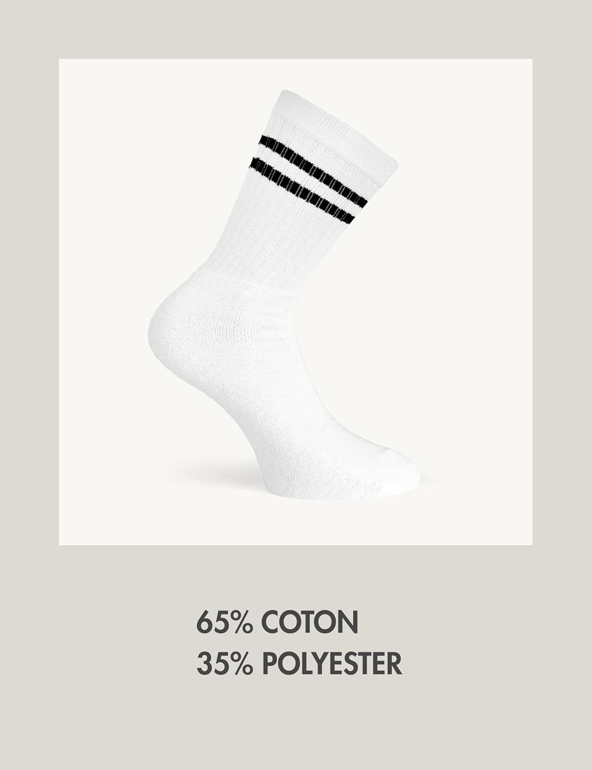 Basic Treasure Lot de 20 paires de chaussettes de tennis, unisexes, en coton doux, chaussettes pour homme et femme, loisirs et sport, chaussettes de travail